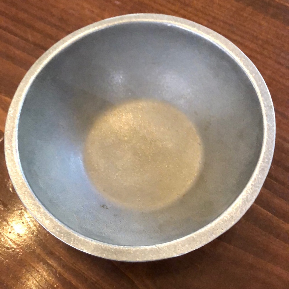 Small pewter bowl